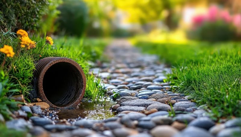 Residential Landscape Drainage
